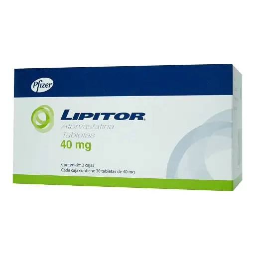 LIPITOR 40MG TABLETAS CON 30