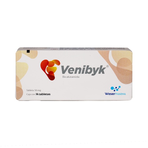 VENIBYK 50MG TABLETAS CON 14