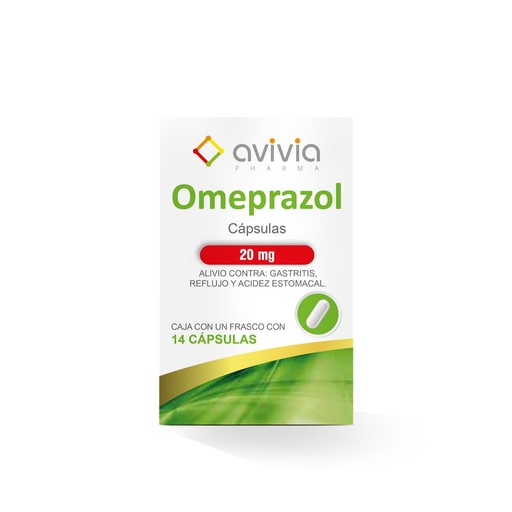 [7502216804005] OMEPRAZOL AVIVIA 20MG CAPSULAS CON 14 (GI)