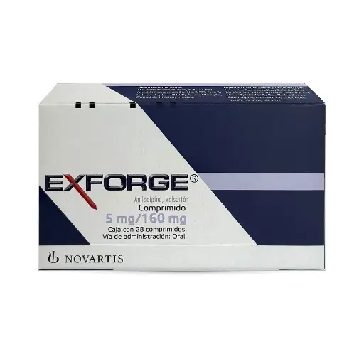EXFORGE 5/160MG COMPRIMIDOS CON 28