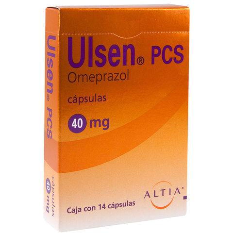 ULSEN PCS 40MG CAPSULAS CON 14