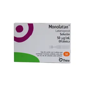 MONOLATAN 50MCG/ML SOLUCION CON 6 SOBRES 30 UNID
