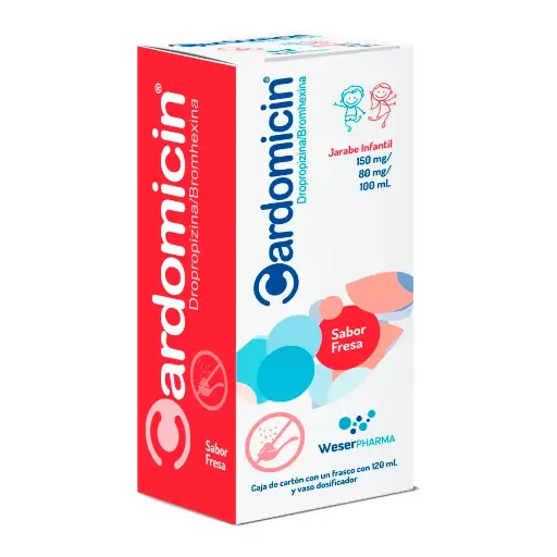 CARDOMICIN INFANTIL FRESA JARABE 120ML