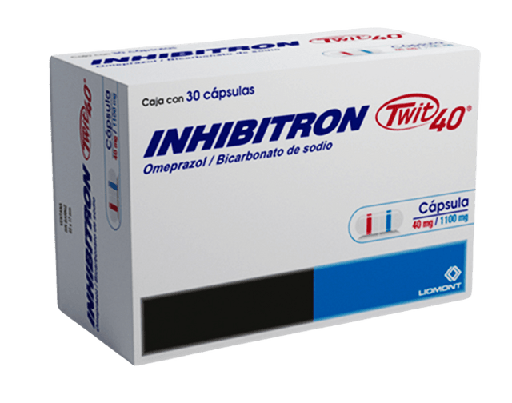 INHIBITRON TWIT40 40/1100MG CAPSULAS CON 30