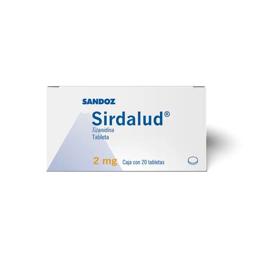 SIRDALUD 2MG COMPRIMIDOS CON 20
