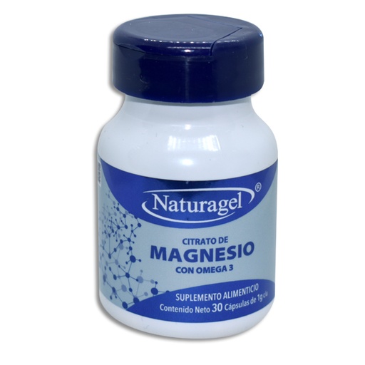 CITRATO DE MAGNESIO CON OMEGA 3 NATURAGEL CAPSULAS CON 30