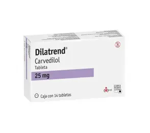 DILATREND 25MG TABLETAS CON 14