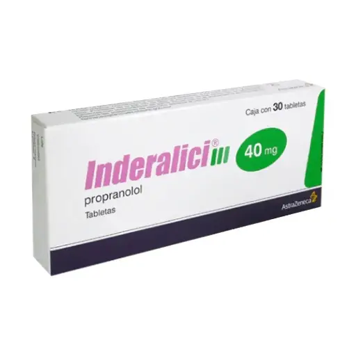 INDERALICI 40MG TABLETAS CON 30