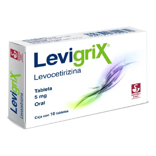 LEVIGRIX 5MG TABLETAS CON 10