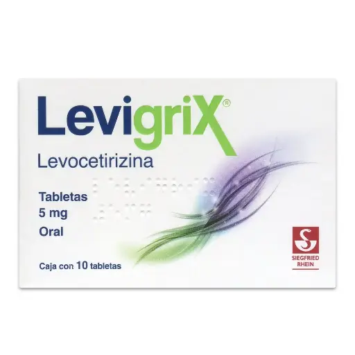 LEVIGRIX 5MG TABLETAS CON 10