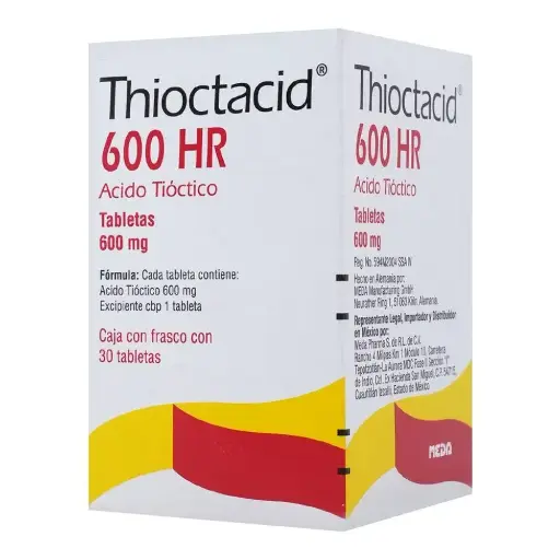 THIOCTACID-600HR 600MG COMPRIMIDOS CON 30