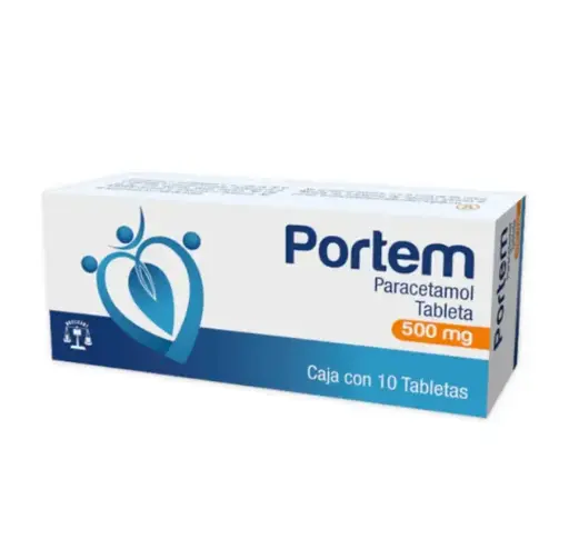 PORTEM 500MG TABLETAS CON 10 (GI)