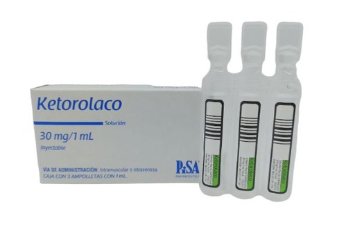 KETOROLACO PISA 30MG INY CON 3 (GI)