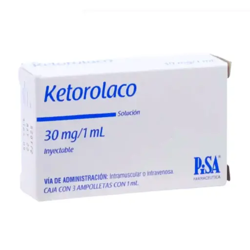 KETOROLACO PISA 30MG INY CON 3 (GI)
