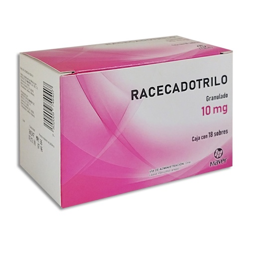 RACECADOTRILO MAVER 10MG SOB CON 18 (GI)