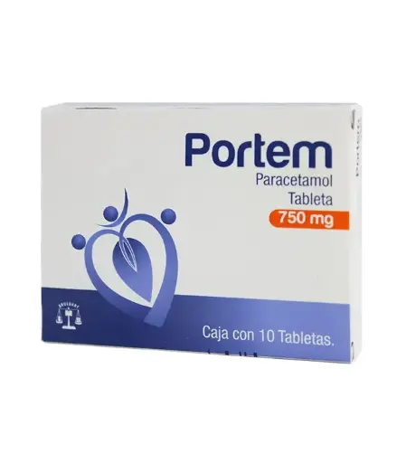 PORTEM 750MG TABLETAS CON 10 (GI)
