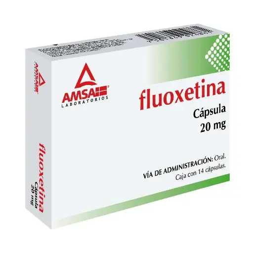 FLUOXETINA AMSA 20MG CAPSULAS CON 14 (GI)