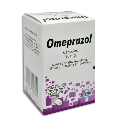 OMEPRAZOL ULTRA 20MG CAPSULAS CON 30 (GI)