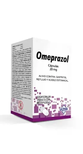 OMEPRAZOL ULTRA 20MG CAPSULAS CON 30 (GI)