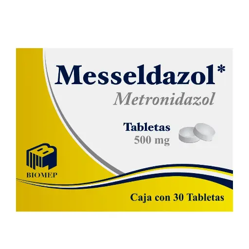 MESSELDAZOL 500MG TABLETAS CON 30 (GI)