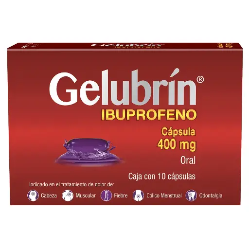 GELUBRIN 400MG CAPSULAS CON 10 (GI)