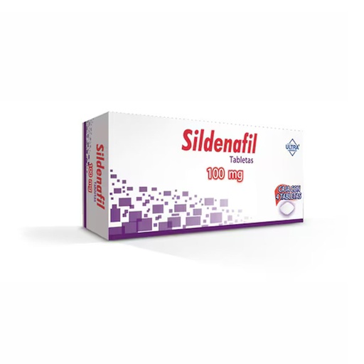 SILDENAFIL ULTRA 100MG TABLETAS CON 4 (GI)