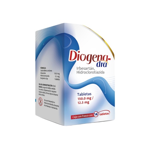 DIOGENA DRA 150/12.5MG TABLETAS CON 14 (GI)