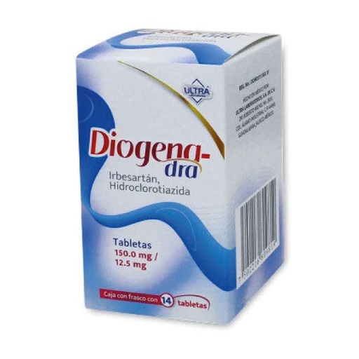 DIOGENA DRA 150/12.5MG TABLETAS CON 14 (GI)