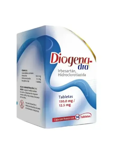 DIOGENA DRA 150/12.5MG TABLETAS CON 14 (GI)