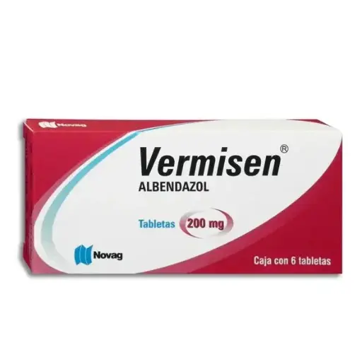 VERMISEN 200MG TABLETAS CON 6 (GI)