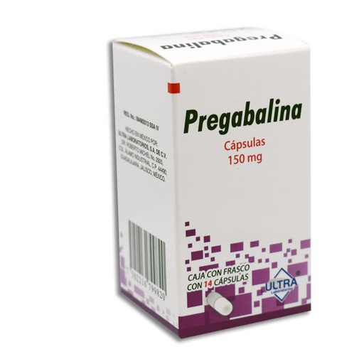 PREGABALINA ULTRA 150MG CAPSULAS CON 14 (GI)