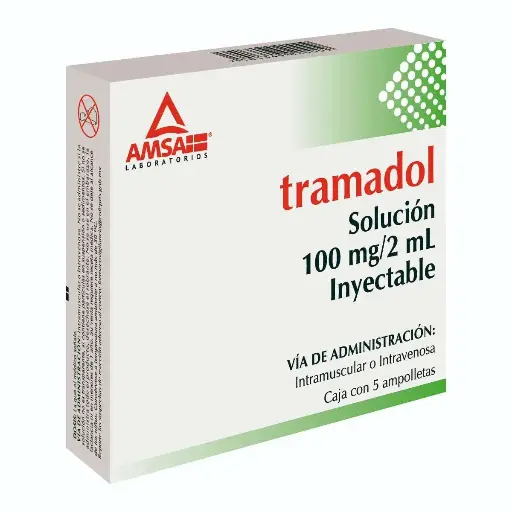 TRAMADOL AMSA 100MG/2ML INYECTABLE CON 5 (GI)