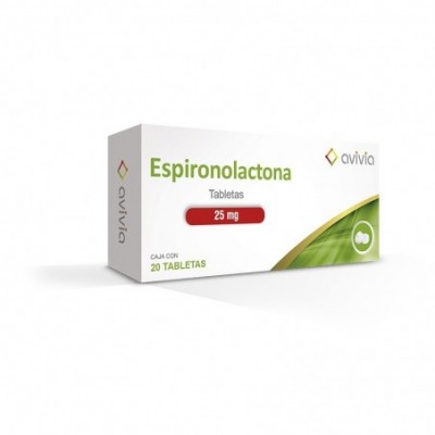 ESPIRONOLACTONA AVIVIA 25MG TABS CON 20 (GI)