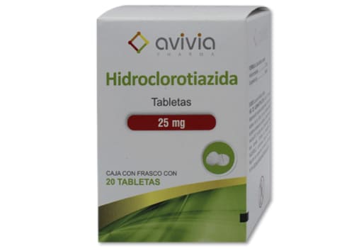 HIDROCLOROTIAZIDA AVIVIA 25MG TABLETAS CON 20 (GI)