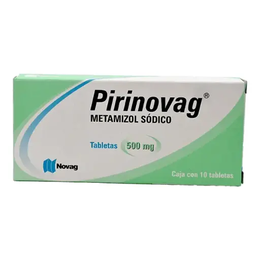 PIRINOVAG 500MG TABLETAS CON 10 (GI)