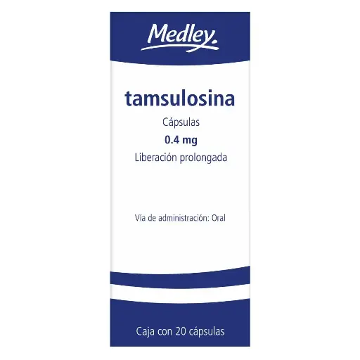 TAMSULOSINA MEDLEY 0.4MG LP CAPSULAS CON 20 (GI)