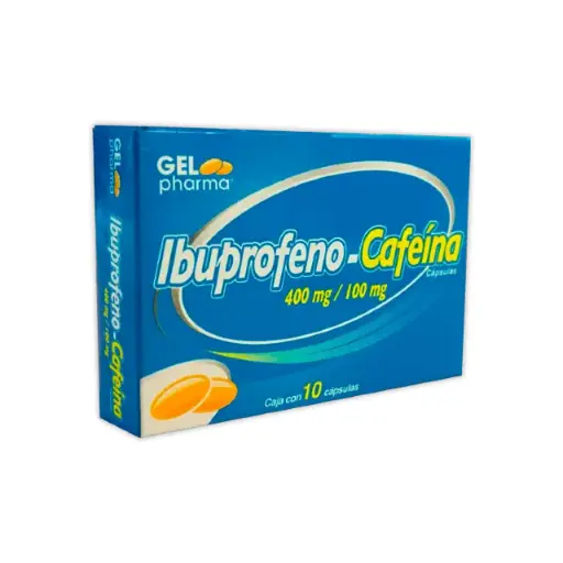 IBUPROFENO-CAFEINA GELPHARMA CAPSULAS CON 10 (GI)