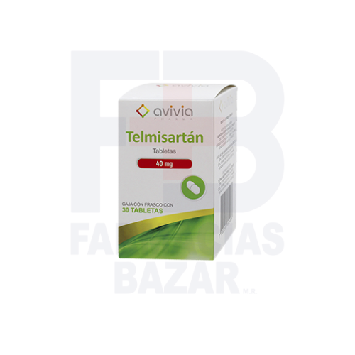TELMISARTAN AVIVIA 40MG TABLETAS CON 30 (GI)
