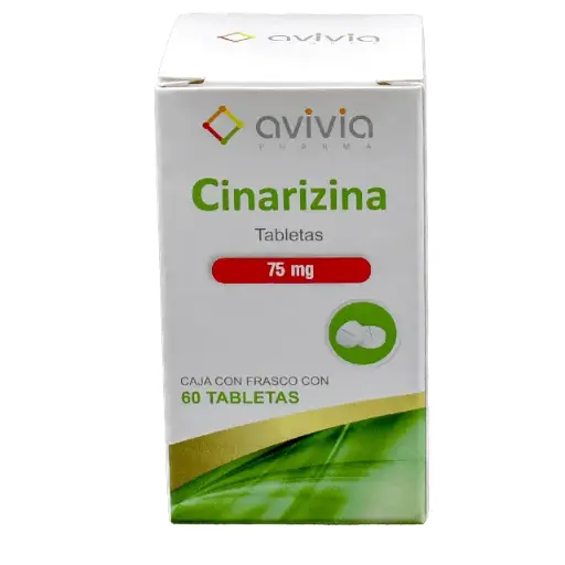 CINARIZINA 75MG AVIVIA TABLETAS CON 60 (GI)