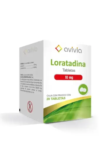 LORATADINA AVIVIA 10MG TABLETAS CON 20 (GI)