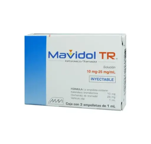 MAVIDOL TR SOLUCION INYECTABLE CON 3 (GI)