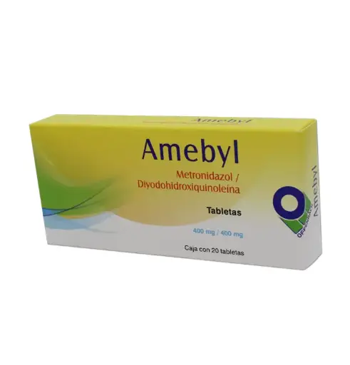 AMEBYL 400/400MG TABLETAS CON 20 (GI)