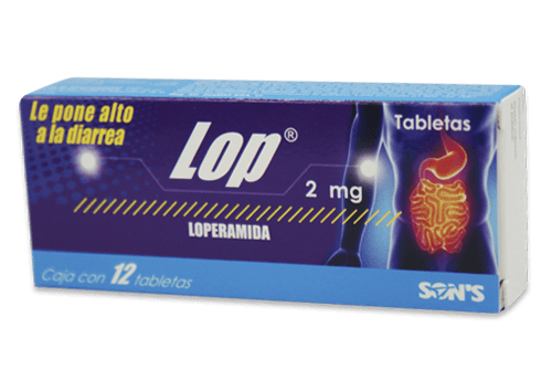 LOP 2MG TABLETAS CON 12 (GI)