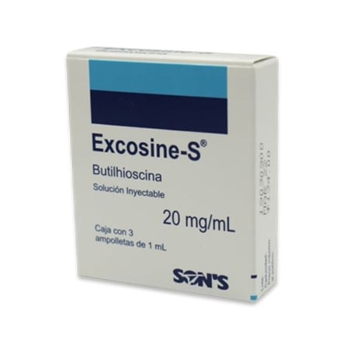 EXCOSINE-S 20M/1ML INYECTABLE CON 3 (GI)