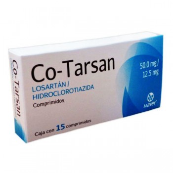 CO-TARSAN 50/12.5MG TABLETAS CON 15 (GI)