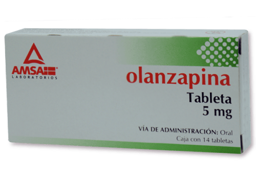 OLANZAPINA AMSA 5MG TABLETAS CON 14 (GI)