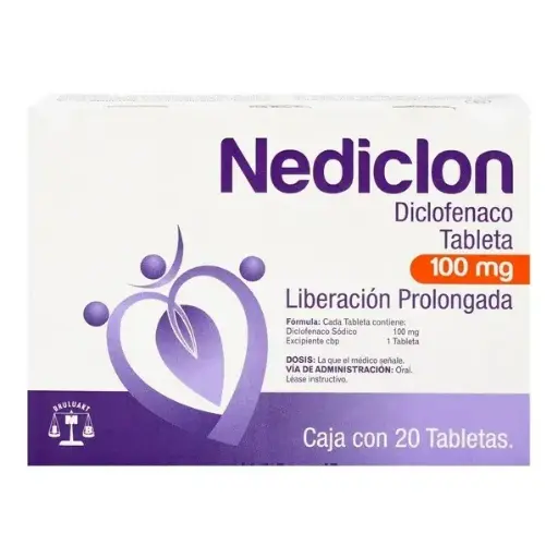 NEDICLON 100MG TABLETAS LP CON 20 (GI)