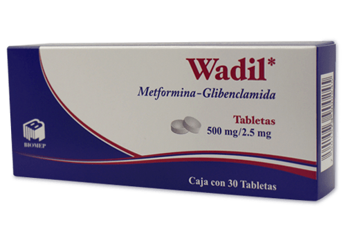 WADIL 500/2.5MG TABLETAS CON 30 (GI)