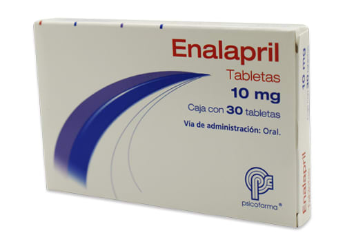 ENALAPRIL PSICOFARMA 10MG TABLETAS CON 30 (GI)