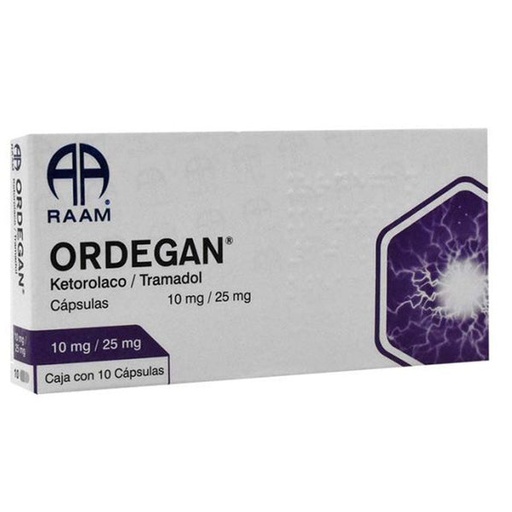 ORDEGAN 10/25MG CAPSULAS CON 10 (GI)